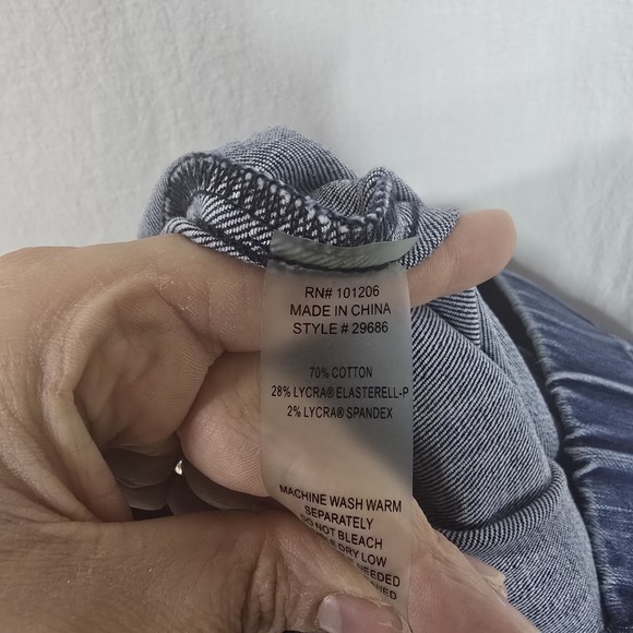 Soft Surroundings Metro Legging Pull On Jeans Elastic Waist Women's Size M - Picture 6 of 6